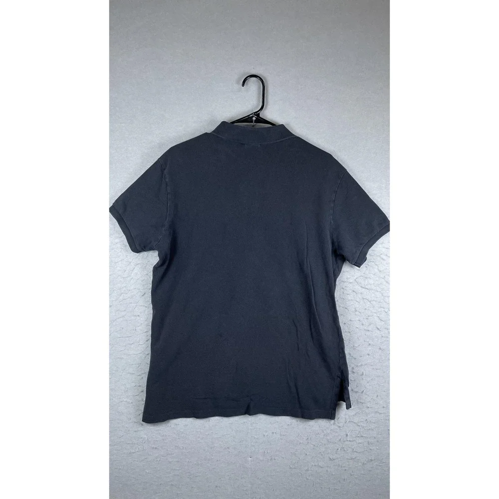Polo Ralph Lauren Polo Shirt Mens Large Black‎ Red Pony Cotton Hong Kong